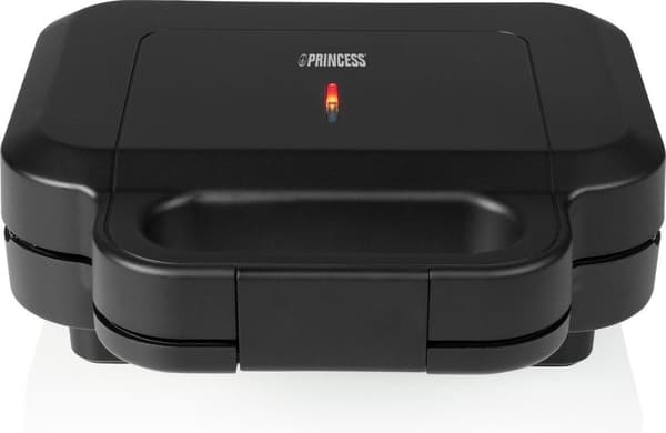 Princess 127007 sandwich maker non-stick belægning, indikator lys sort (01.127007.01.001)