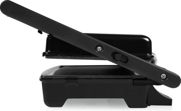 Tristar GR-2859 Kontaktgrill - Sort - Rustfrit stål - Plast - Rustfrit stål - Rektangulært - 275 x 180 mm - 230 °C - Flydende låg - Hængsel (GR-2859)
