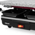 Miniatyrbild 6 av 10: Tristar RA-2745 Raclette non-stick beläggning, indikatorlampa, 4 kastruller, med grillsten svart, grå (RA-2745)