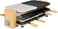 Miniatyrbild 2 av 7: Princess Pure 8 Raclette non-stick beläggning, 8 pannor svart, sten, bambu (01.162955.01.001)