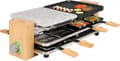 Miniatyrbild 1 av 7: Princess Pure 8 Raclette non-stick beläggning, 8 pannor svart, sten, bambu (01.162955.01.001)