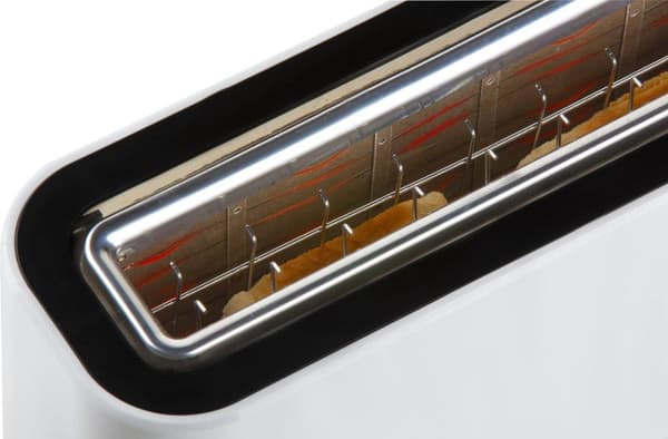 Domo DO962T brödrost steglös temperaturkontroll cool-touch hölje vit (DO962T)