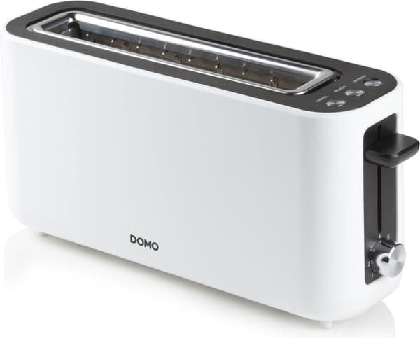 Domo DO962T brödrost steglös temperaturkontroll cool-touch hölje vit (DO962T)