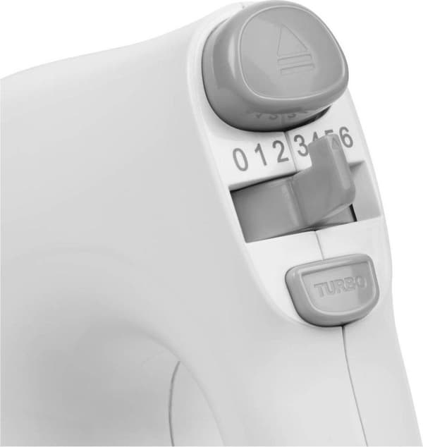 Tristar MX-4202 håndmixer. Type: Håndmixer, Farve på produkt: Hvid, Mixerfunktioner: Piskning, Æltning. Husmateriale: plastik, bladmateriale: rustfrit