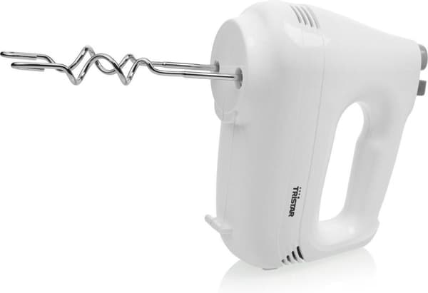 Tristar MX-4202 håndmixer. Type: Håndmixer, Farve på produkt: Hvid, Mixerfunktioner: Piskning, Æltning. Husmateriale: plastik, bladmateriale: rustfrit
