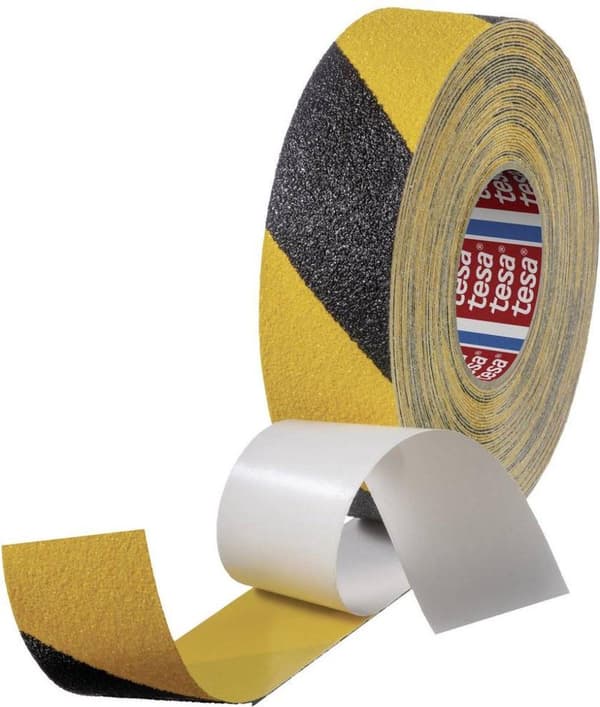 tesa ANTI-SLIP 60954-00000-02 anti-skrid tape ® sort/gul (L x B) 18 mx 50 mm 1 stk (60954-00000-02)