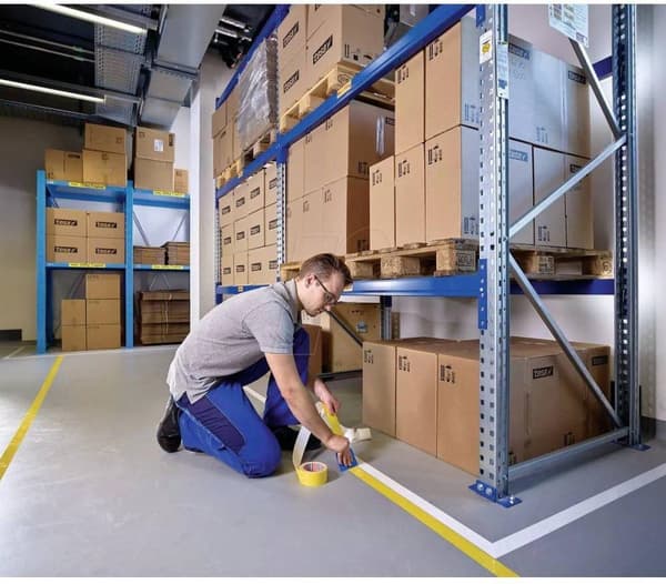 tesa ANTI-SCRATCH 60960-00000-00 golvmärkningstejp ® svart (L x B) 20 mx 50 mm 1 st (60960-00000-00)