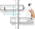 Miniatyrbillede 7 af 11: Simplehuman BT1101 dør brusekabine mat rustfrit stål og anodiseret aluminium (BT1101)