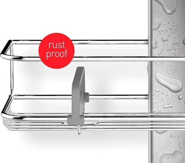 Simplehuman BT1101 dør brusekabine mat rustfrit stål og anodiseret aluminium (BT1101)