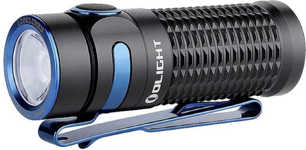 O-LIGHT OLIGHT BATON PREMIUM 3 Lommelygte BLK 1200lm stråleafstand 166m IPX8 (BATON 3 PREMIUM SORT)