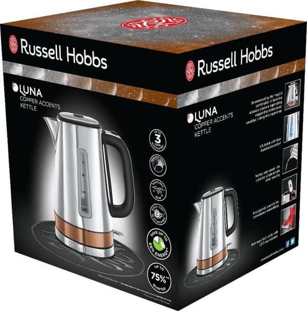 Russell Hobbs 24280-70 Luna vattenkokare rostfritt stål/koppar (24280-70)