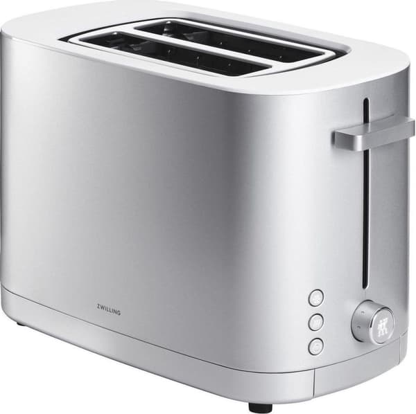 Zwilling Enfingy -leivänpaahdin, jossa on 2 paikkaa, 1 000 watin hopea (53008-001-0)