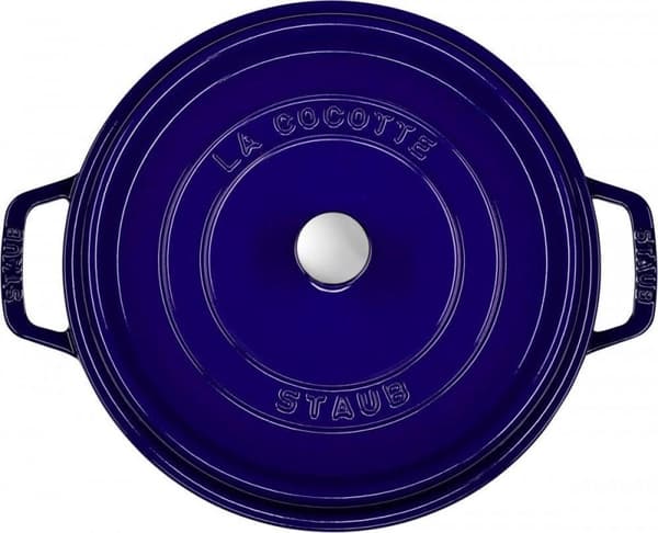 Staub Cocotte - yksi pannu - sininen - valurauta - 4,6 l - 1 kpl - 26 cm (40510-284-0)