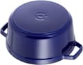 Pikkukuva 5 / 10: Staub Cocotte - yksi pannu - sininen - valurauta - 4,6 l - 1 kpl - 26 cm (40510-284-0)