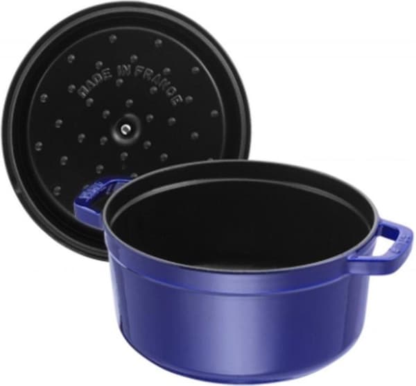 Staub Cocotte - yksi pannu - sininen - valurauta - 4,6 l - 1 kpl - 26 cm (40510-284-0)