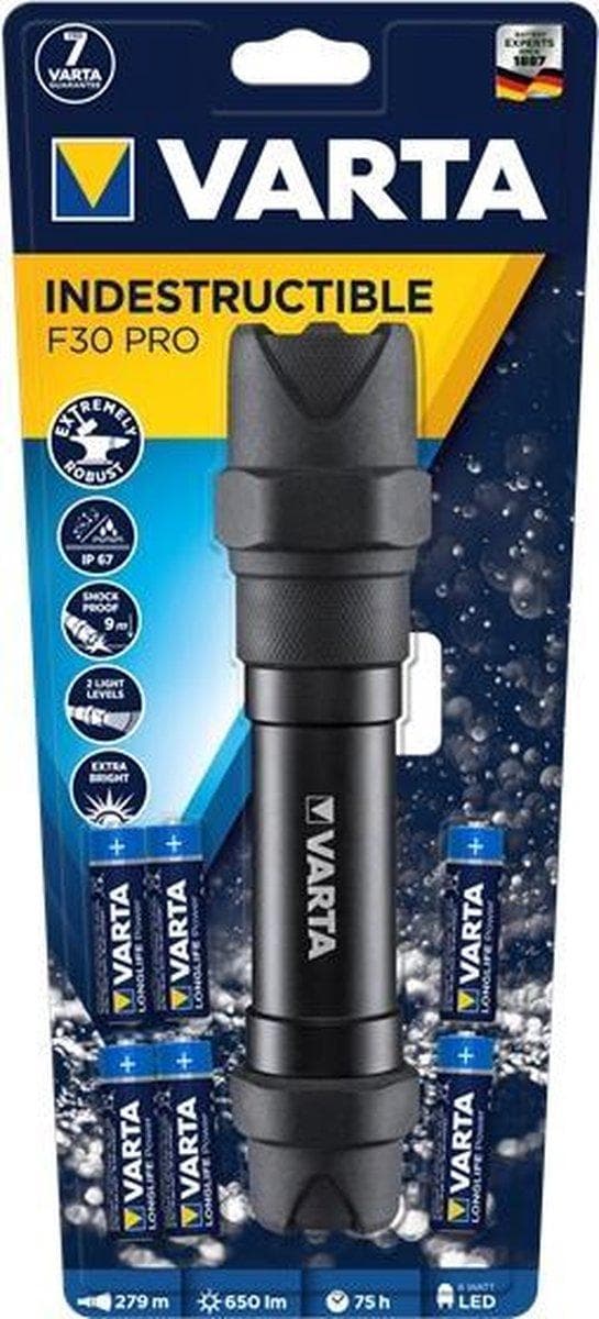 Varta INDESTRUCTIBLE F30 PRO handindikator svart LED (18714 101 421)