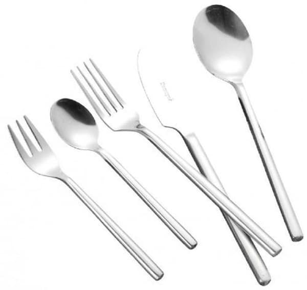 Esmeyer "Silke" 30-delat bestick, tillverkat av 18/0 polerat rostfritt stål, diskmaskinsäkert, komplett set för 6 personer - 1 st (142-034)