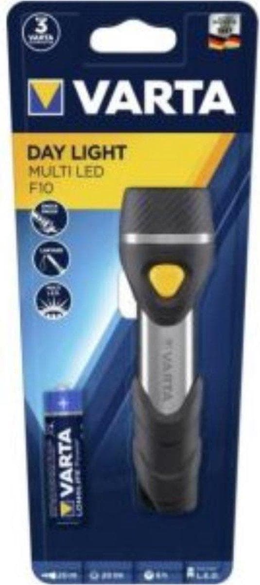 Varta Day Light Multi LED F10 Nyckelring Blinkande Ljus Aluminium - Svart (16631101421)