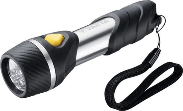 Varta Day Light Multi LED F10 Nyckelring Blinkande Ljus Aluminium - Svart (16631101421)