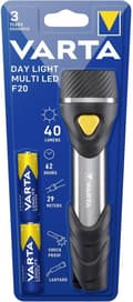 Miniatyrbillede 3 af 5: Varta Day Light Multi LED F20 Håndblinklys Sort - Sølv - Gul (16632101421)