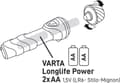 Miniatyrbillede 2 af 5: Varta Day Light Multi LED F20 Håndblinklys Sort - Sølv - Gul (16632101421)
