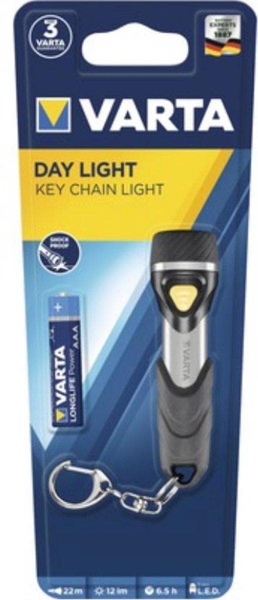 Varta Day Light avaimenperävalo alumiininen suuntavilkku - musta LED (16605101421)