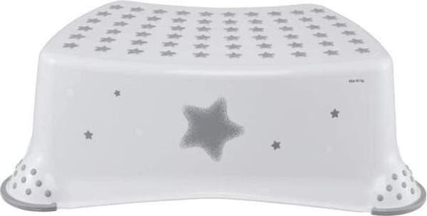 keeeper barnsteg pall tomek "stars", vit med tryck lastkapacitet: 80 kg, yta och fötter gummerade, material: - 1 st (1864251919600)