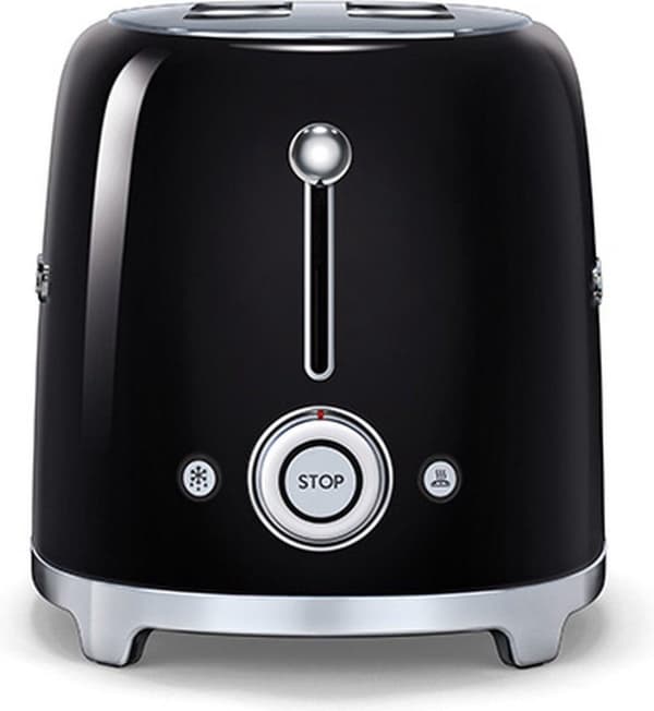 Smeg TSF02BLEU Leivänpaahdin 4 viipaletta musta OMINAISUUDET JA LAITTEET:Maalattu metallirunko.4 erityisen leveää paahtoleipää 36 mm.Automaattinen paa