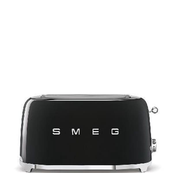 Smeg TSF02BLEU Leivänpaahdin 4 viipaletta musta OMINAISUUDET JA LAITTEET:Maalattu metallirunko.4 erityisen leveää paahtoleipää 36 mm.Automaattinen paa