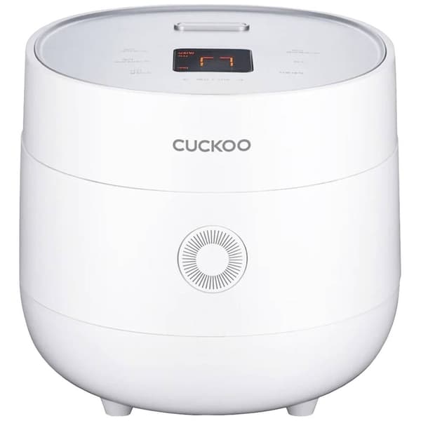 Cuckoo CR-0675F Riskokare Matt vit med display, med mätglas, Timerfunktion