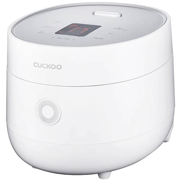 Cuckoo CR-0675F Riskokare Matt vit med display, med mätglas, Timerfunktion