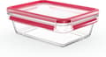 Miniatyrbild 1 av 3: EMSA CLIP & CLOSE GLAS - Box - Rektangulär - 1,3 L - Transparent - Glas - 420 °C (600743)