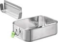 Miniatyrbillede 5 af 9: Højværdige bæredygtige rvs madpakke / madpakke, 1.100 ml, inkl. fordelingsmuur / lekvrije vers-houdt doos / bento-doos for børn, gratis tid og voksen,