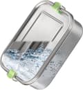 Miniatyrbillede 6 af 9: Højværdige bæredygtige rvs madpakke / madpakke, 1.100 ml, inkl. fordelingsmuur / lekvrije vers-houdt doos / bento-doos for børn, gratis tid og voksen,
