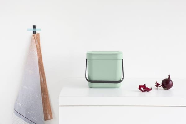 Brabantia Sort & Go avfallskärl 3 L 1 Korg/Korg Grön (211683)