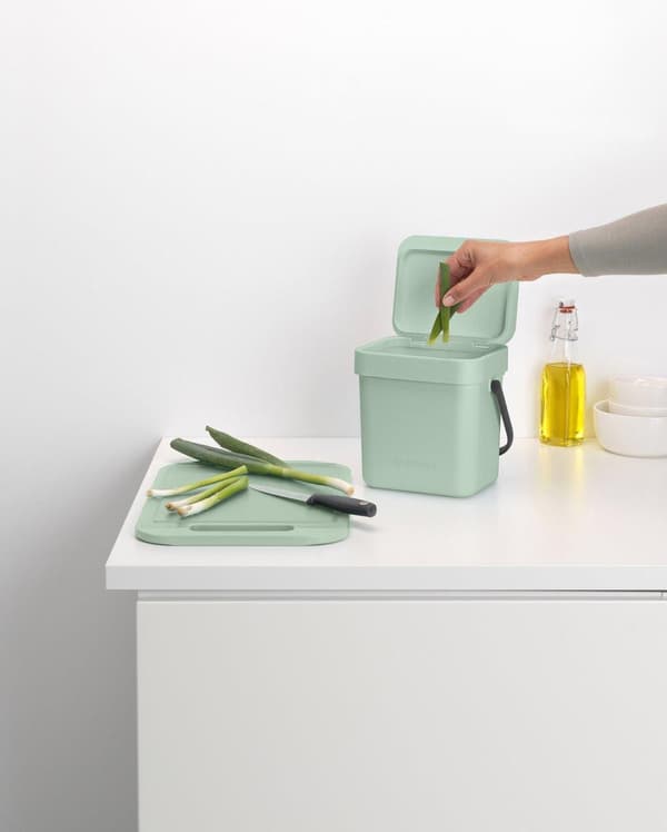 Brabantia Sort & Go avfallskärl 3 L 1 Korg/Korg Grön (211683)