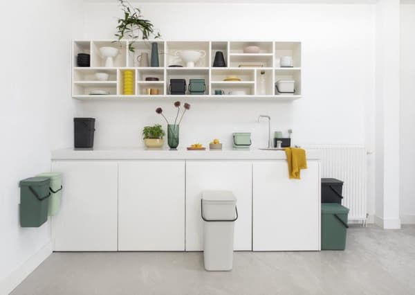 Brabantia Sort & Go avfallskärl 3 L 1 Korg/Korg Grön (211683)
