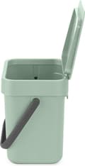 Miniatyrbild 9 av 10: Brabantia Sort & Go avfallskärl 3 L 1 Korg/Korg Grön (211683)