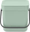 Miniatyrbild 10 av 10: Brabantia Sort & Go avfallskärl 3 L 1 Korg/Korg Grön (211683)