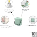 Miniatyrbild 2 av 10: Brabantia Sort & Go avfallskärl 3 L 1 Korg/Korg Grön (211683)