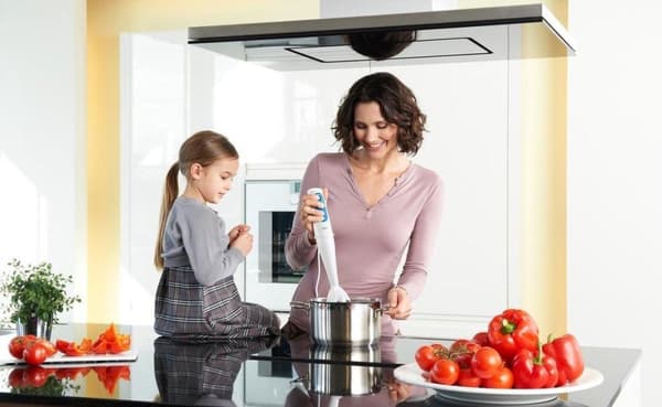 Braun MQ 3000 smoothie stavblender 0,6l 700W blå - hvid blender (MQ 3000)