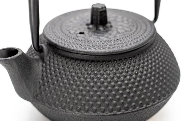 APS-Germany® Theepot - Gietijzer - Sort - Anti Roestaanslag - 11,0 x 12,5 x 12,5 cm
