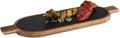 Miniatyrbillede 2 af 3: APS-Germany® Borrelplank med naturstensindlægsplateau - 2 stykker - serverplanke - hapjesplank - kaasplank - 40 x 15 cm