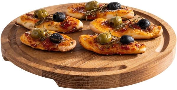 APS-Tyskland Houten Dienblad "Pizza" - Doorsnede 24 cm