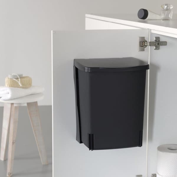 Brabantia indbygget skraldespand 10 L Sort (395246)