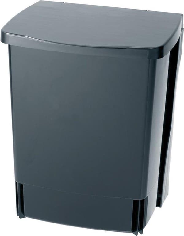 Brabantia inbyggd papperskorg 10 L Svart (395246)