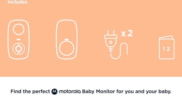 Motorola AM21 DECT Baby Monitor Vit (505537470999)