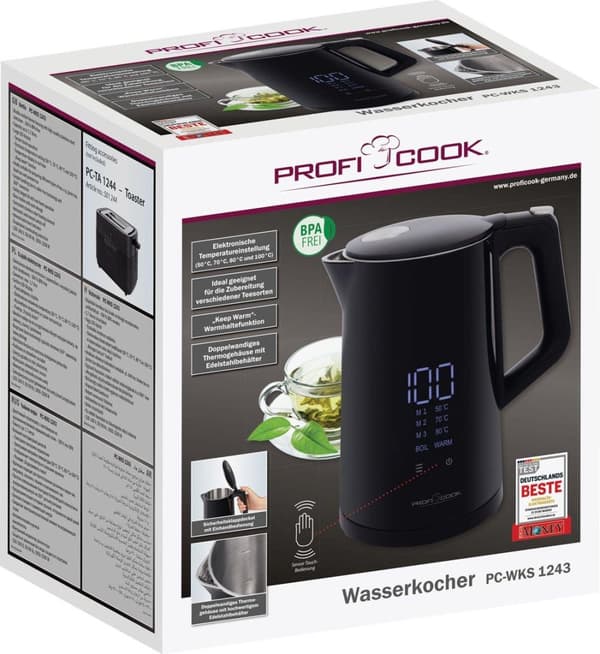 Proficook PC-WKS 1243 svart . (501243)