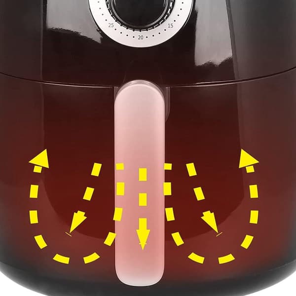 Emerio varmluftsfritös, Smart Fryer, 3L, svart, cool touch (AF-125770)