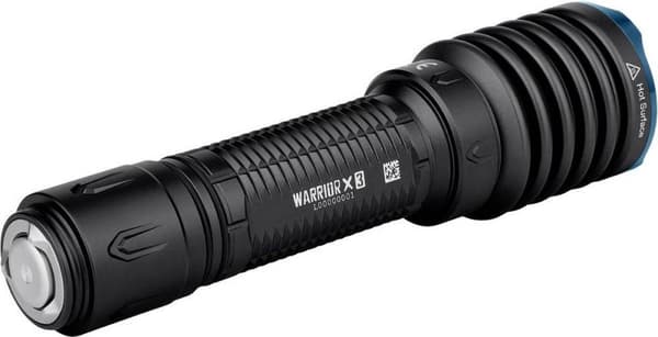 O-LIGHT OLIGHT WARRIOR X3 FLASHLIGHT BLACK 2500lm Säteen etäisyys 560m IPX8 (WARRIOR X3 BLACK)